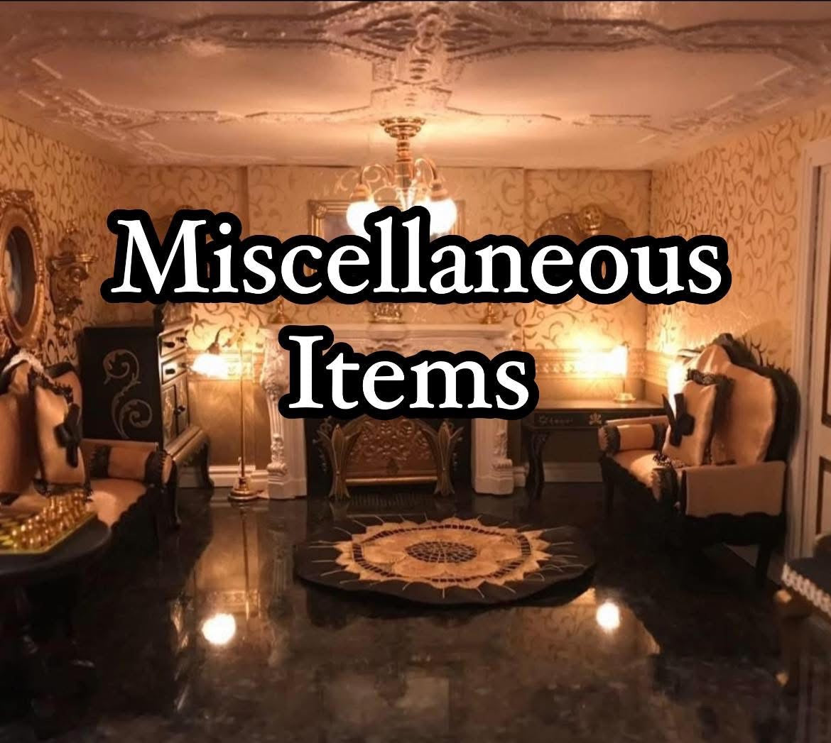 Miscellaneous items for all rooms