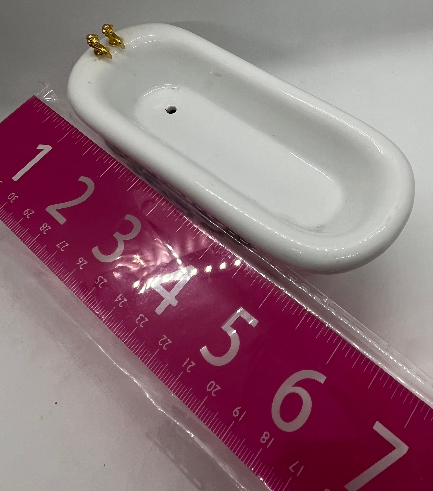 Dolls house ceramic bath