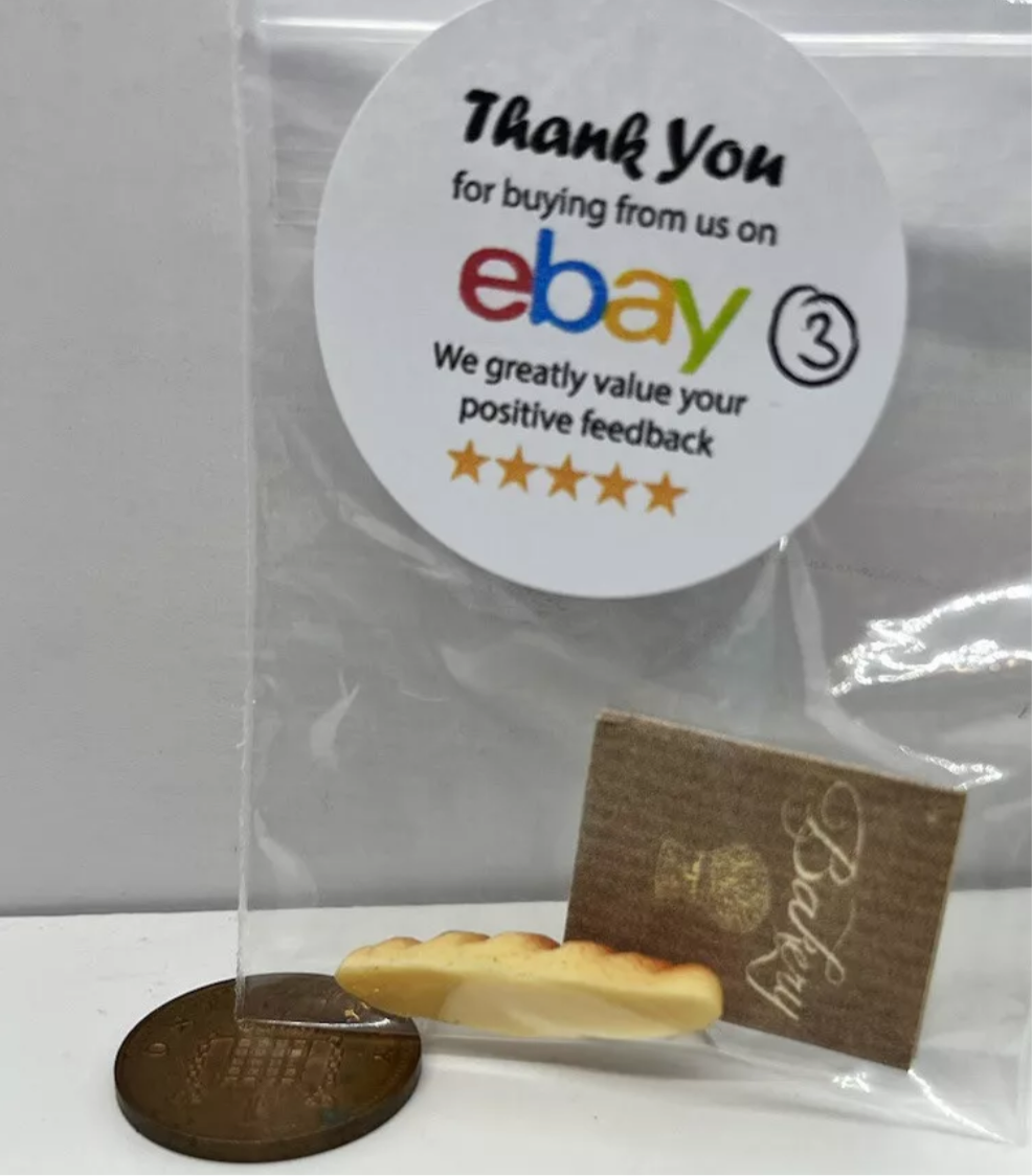 Dolls house bakery bread in bag