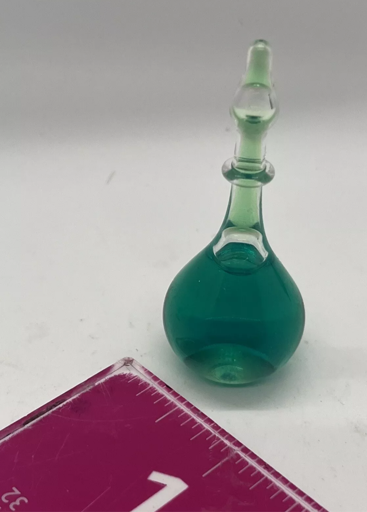 Dolls house chemist medicine large glassware rare handmade