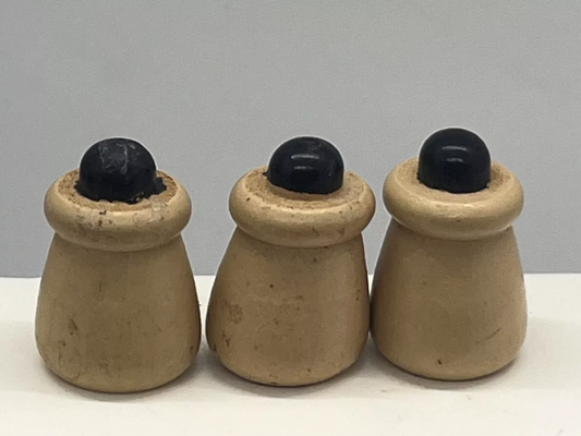 Dolls house kitchen cannisters