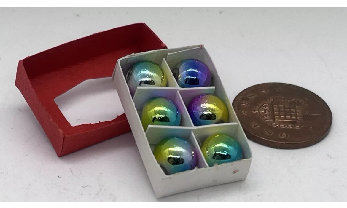 Dolls house Christmas baubles pack