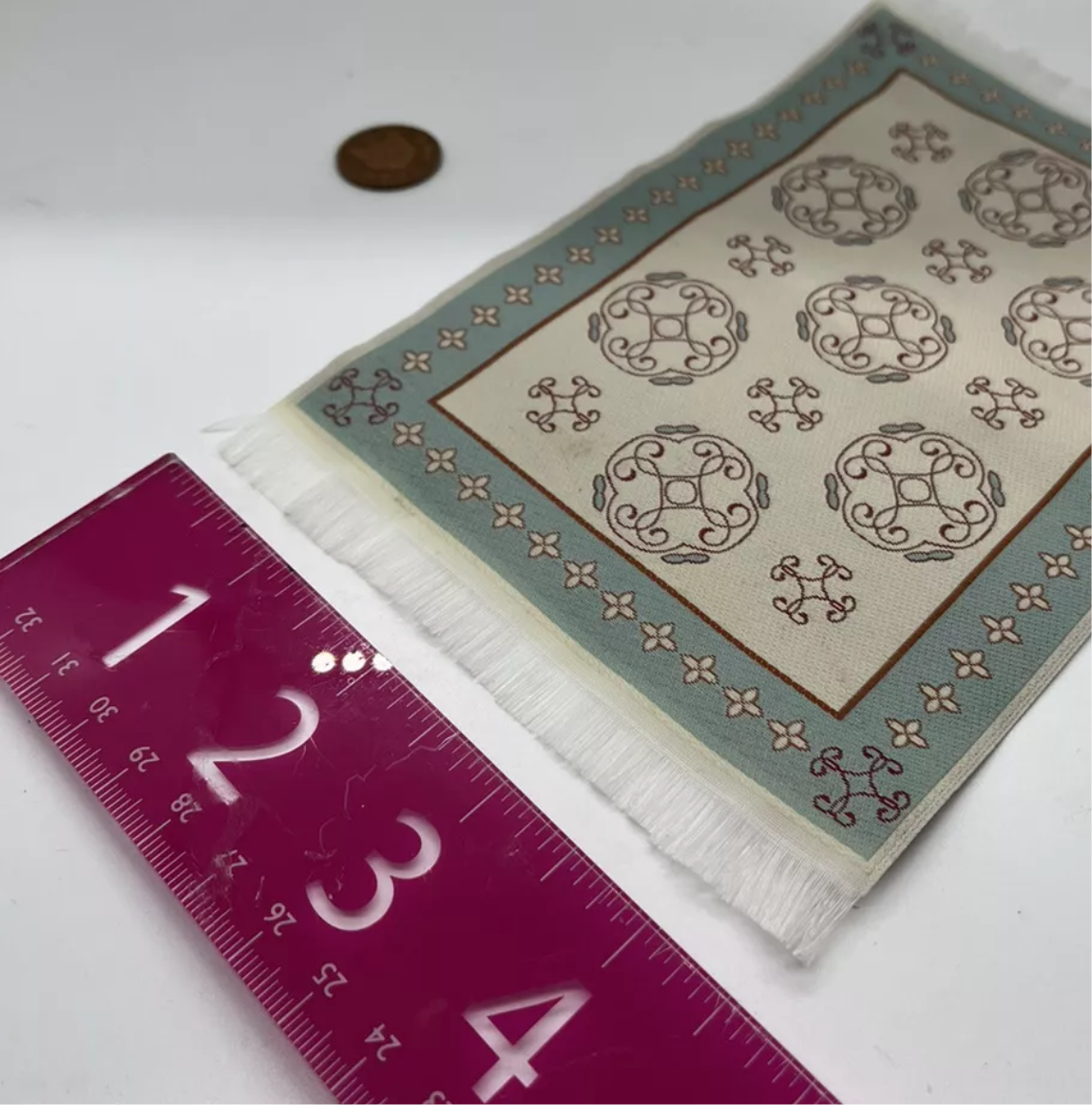 Dolls house rug 7 plus inch