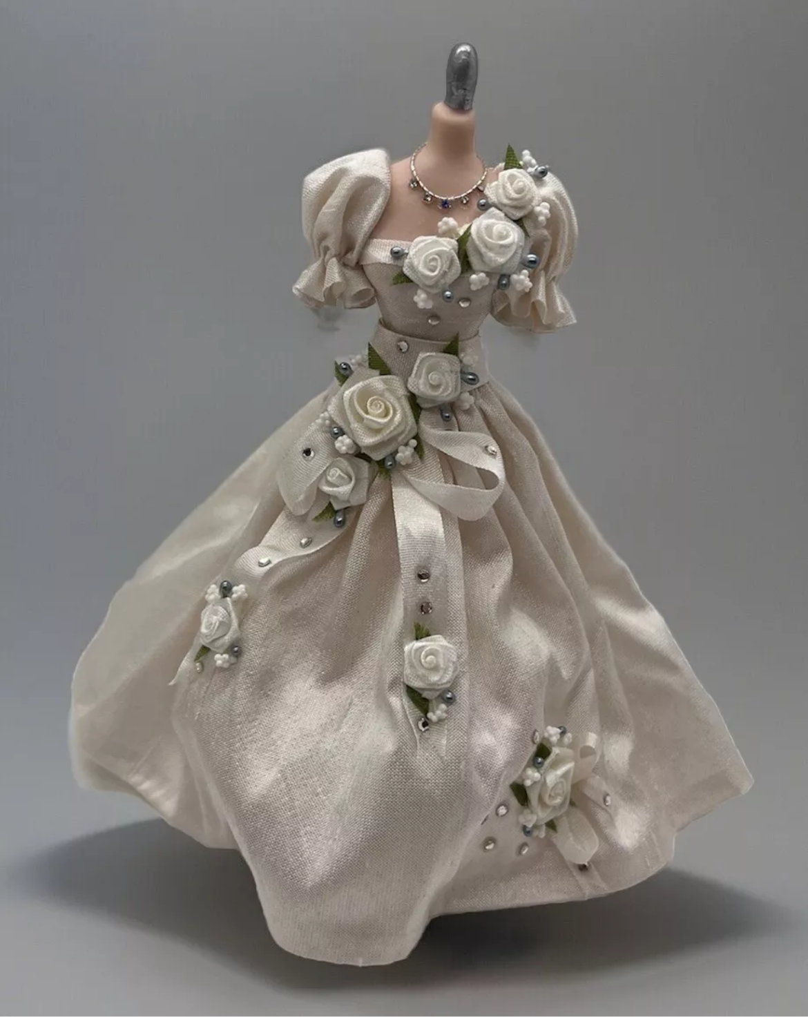 Dolls house mannequin bridal shop wedding