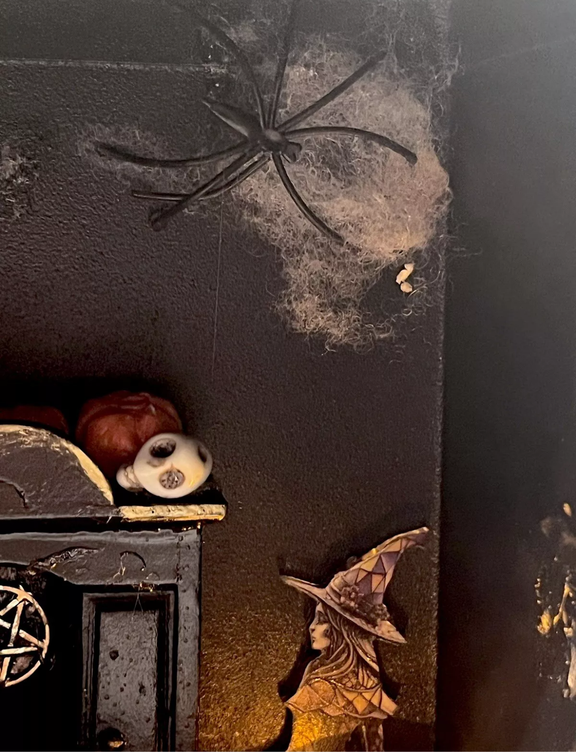 Dolls house Halloween lantern handmade