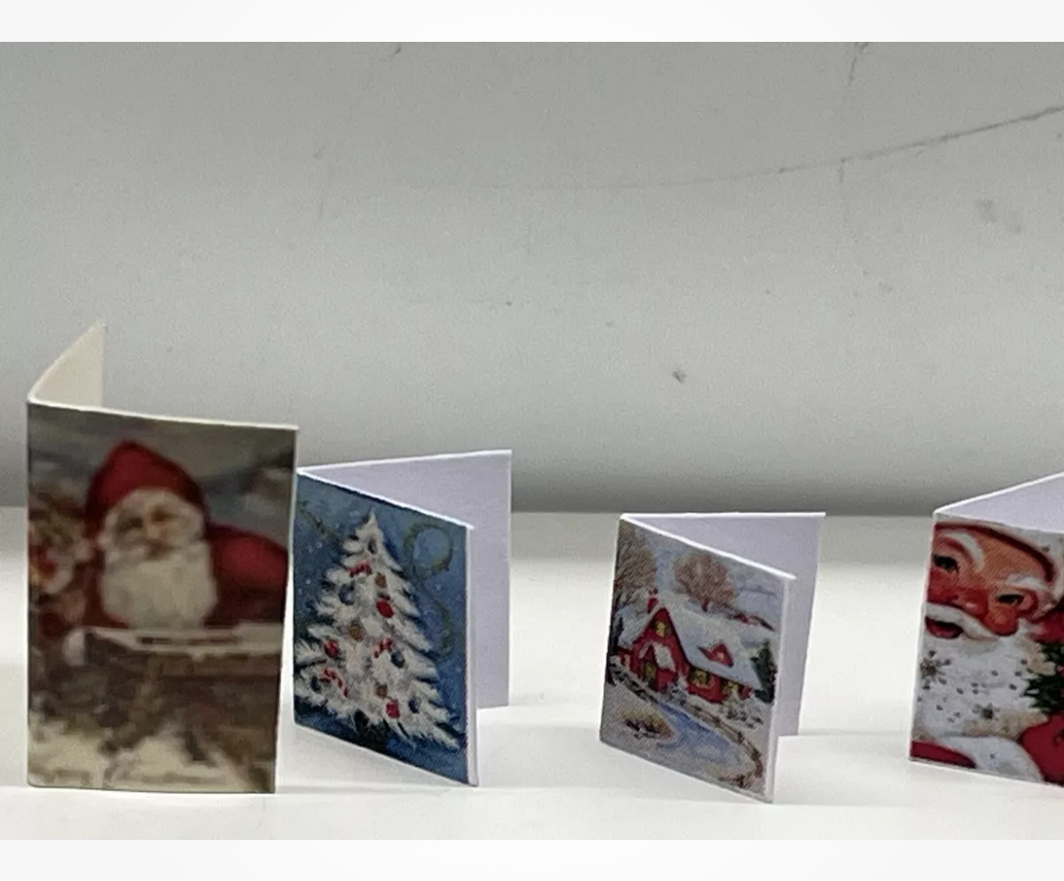 Dolls house Christmas cards set of 6 NEW