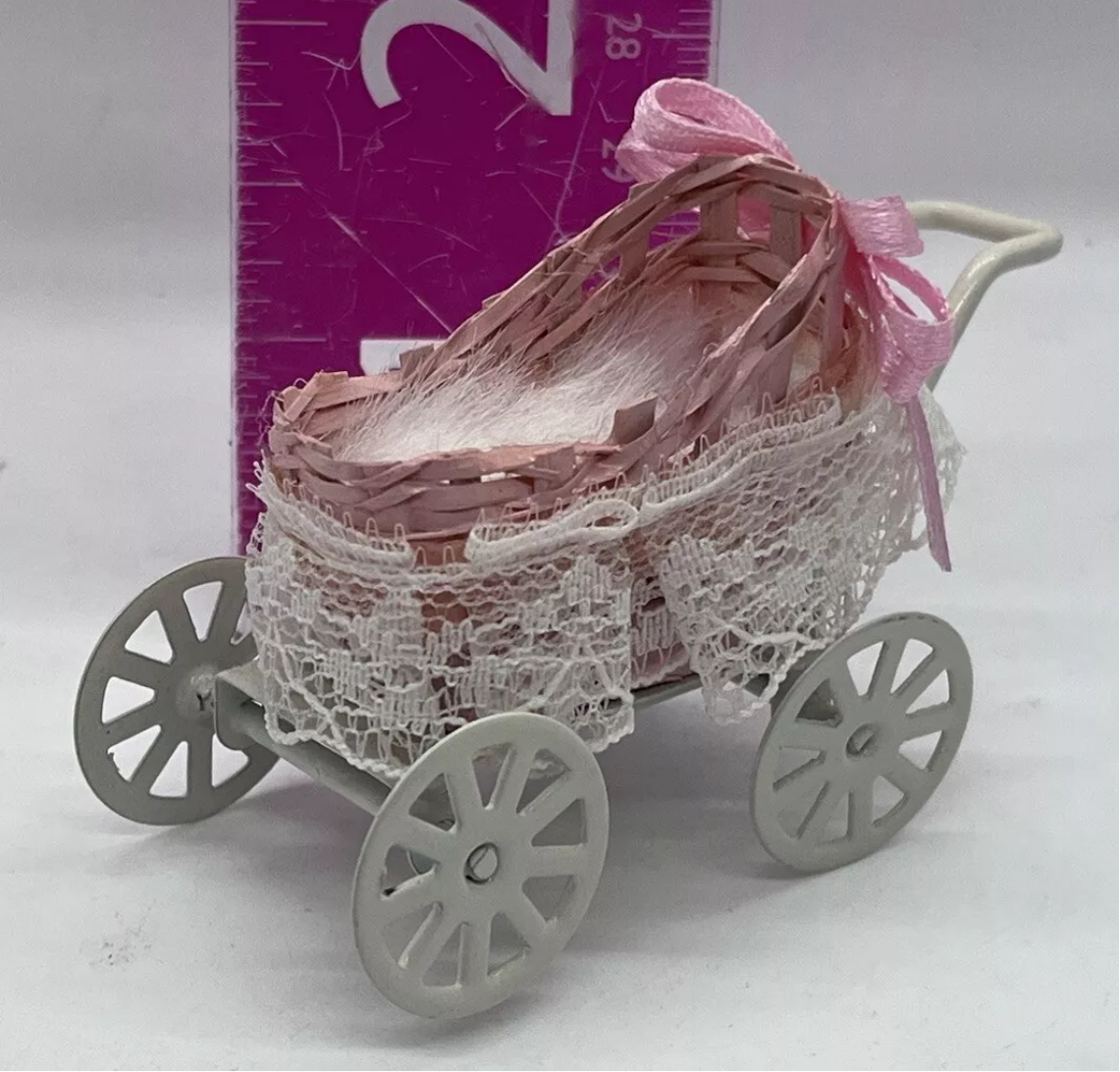 Dolls house nursery pram