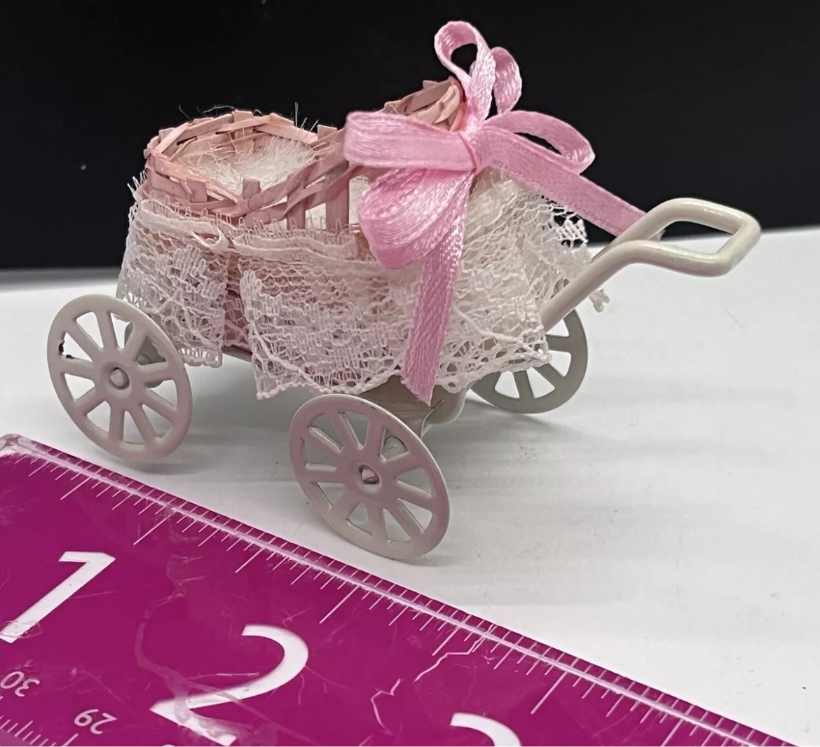 Dolls house nursery pram