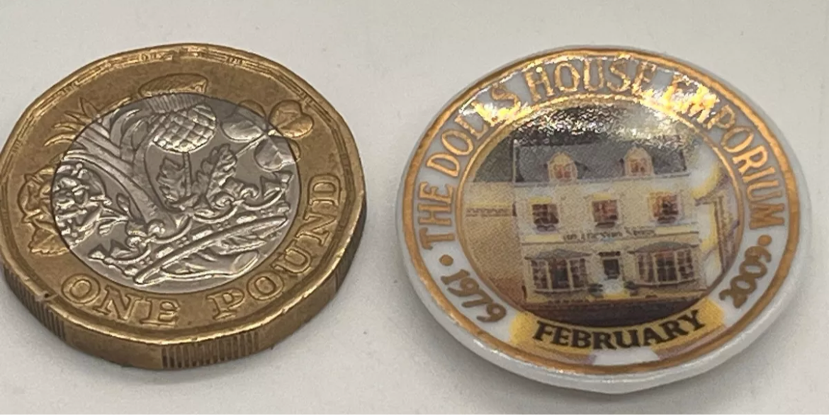 Dolls house emporium collectors plate February