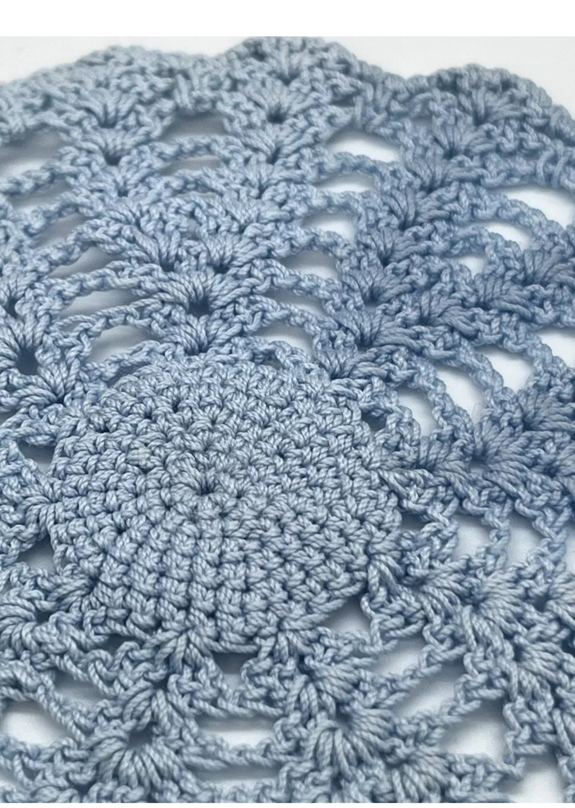 Dolls house crochet handmade table cloth new