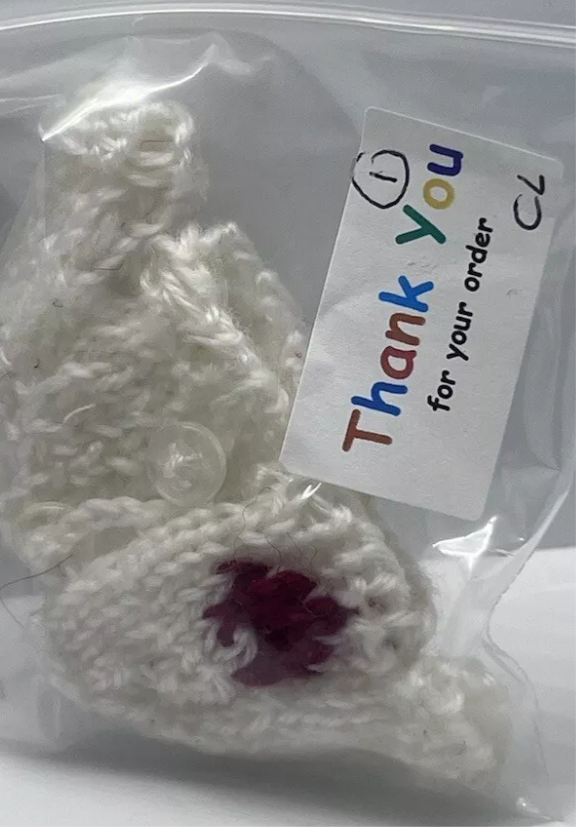 Dolls house hand knitted cardigan for doll