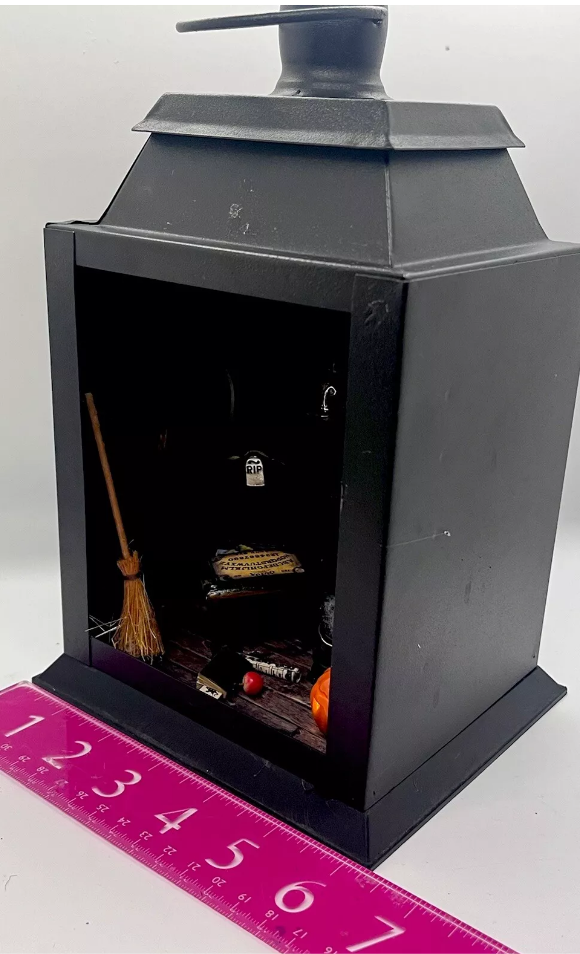 Dolls house Halloween lantern handmade