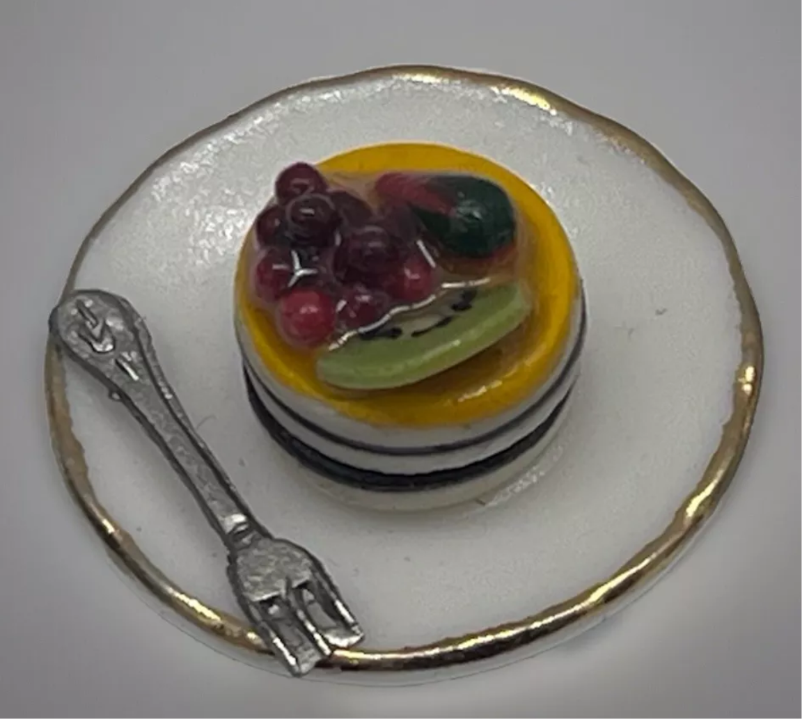 Dolls house handmade tart
