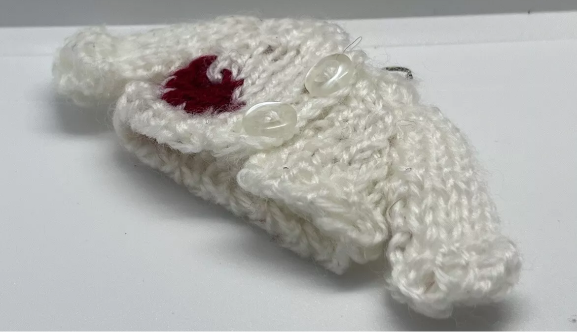 Dolls house hand knitted cardigan for doll