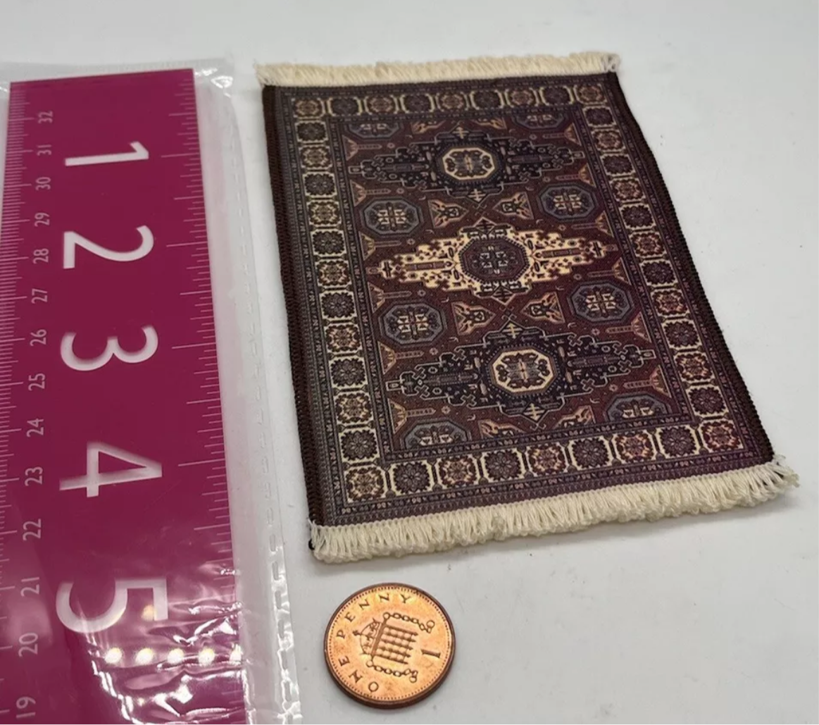 Dolls house rug medium 5 inch (nearly)