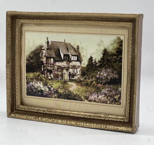 Dolls house print in frame x 1