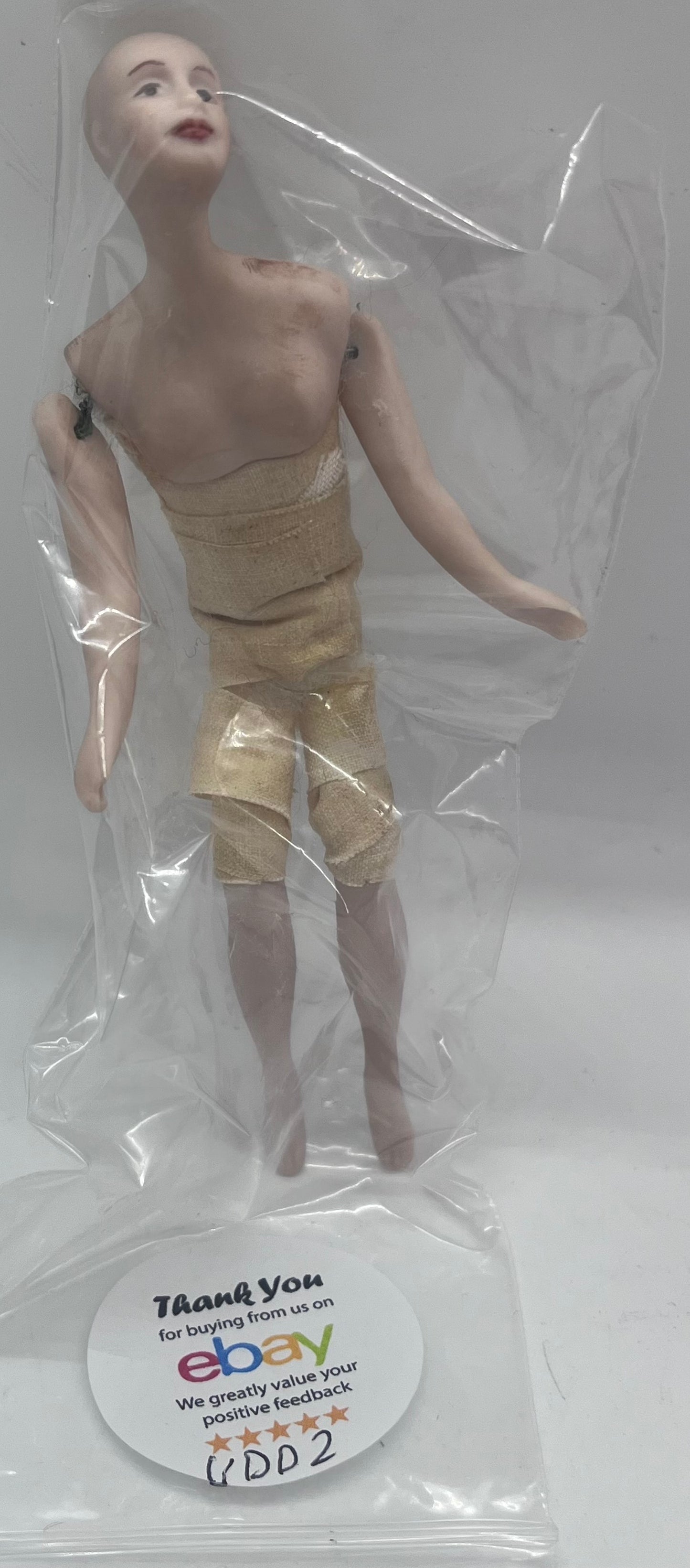 Dolls house doll undressed artisan