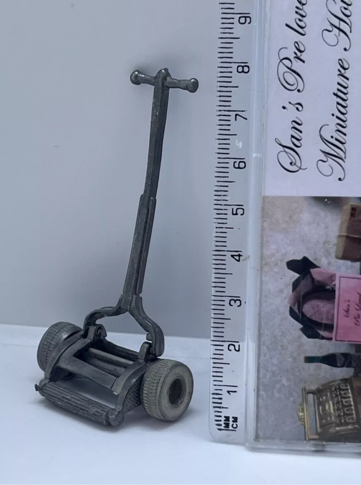 Lawn mower by Phoenix Miniatures metal