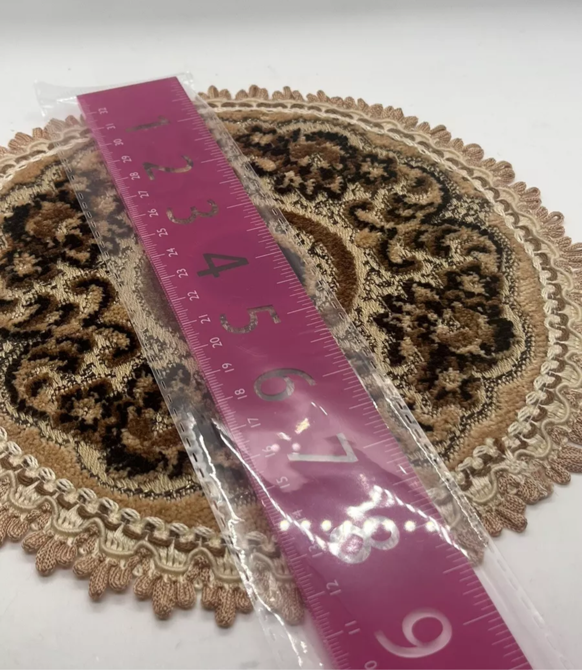 Dolls House large plush rug 9 Inch