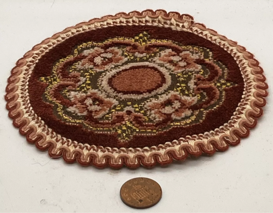 Dolls house plush rug 5 plus inches