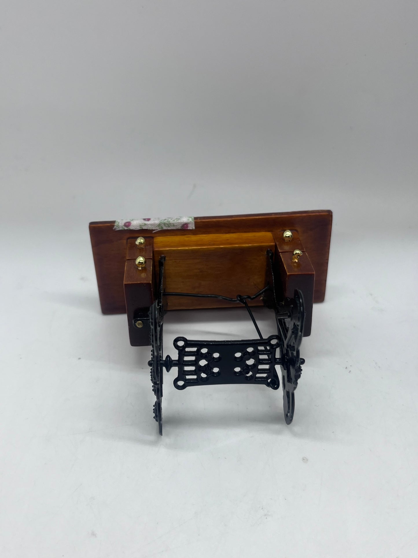 Dolls house sewing machine knitting haberdashery set