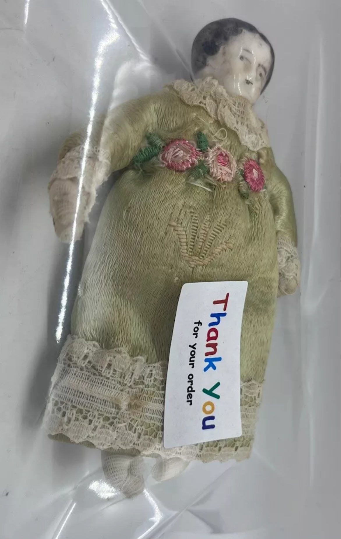 Dolls house antique doll 1/16th?? Scale
