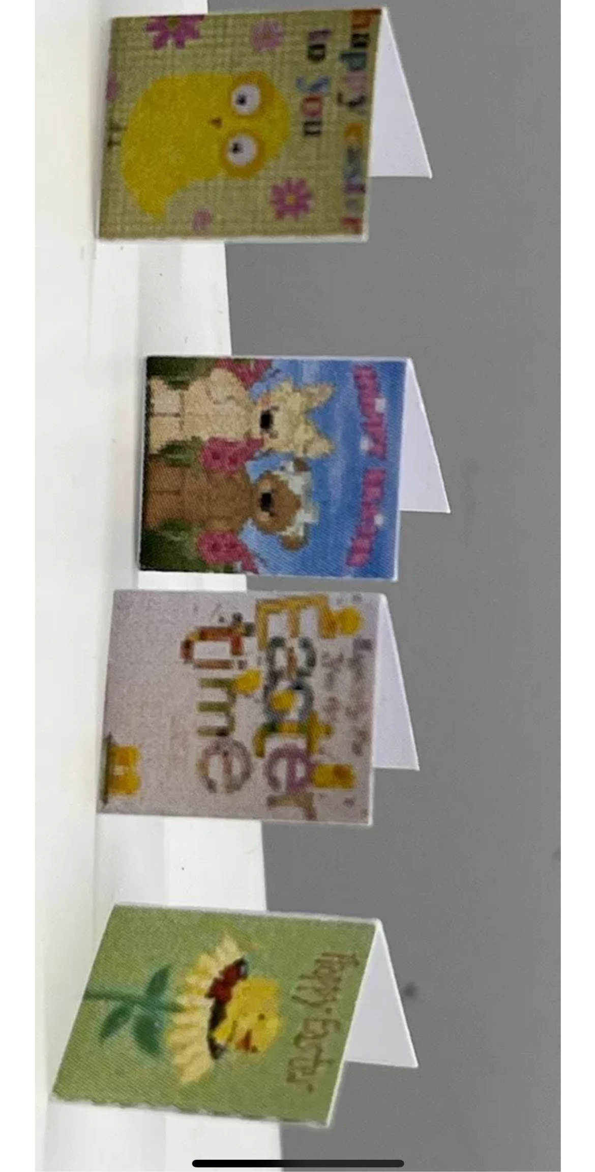 Dolls house Easter cards