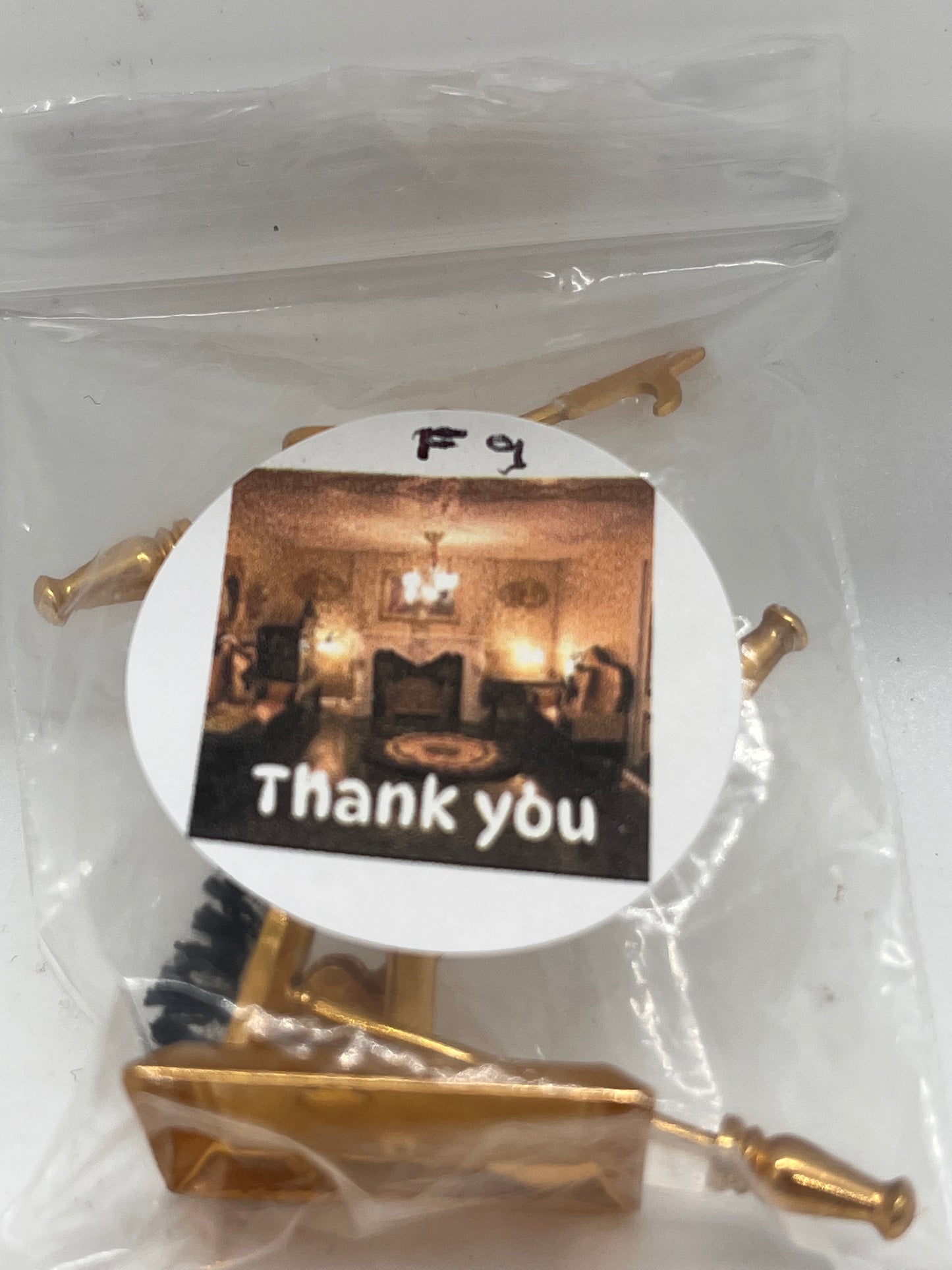 Dolls house fire companion set