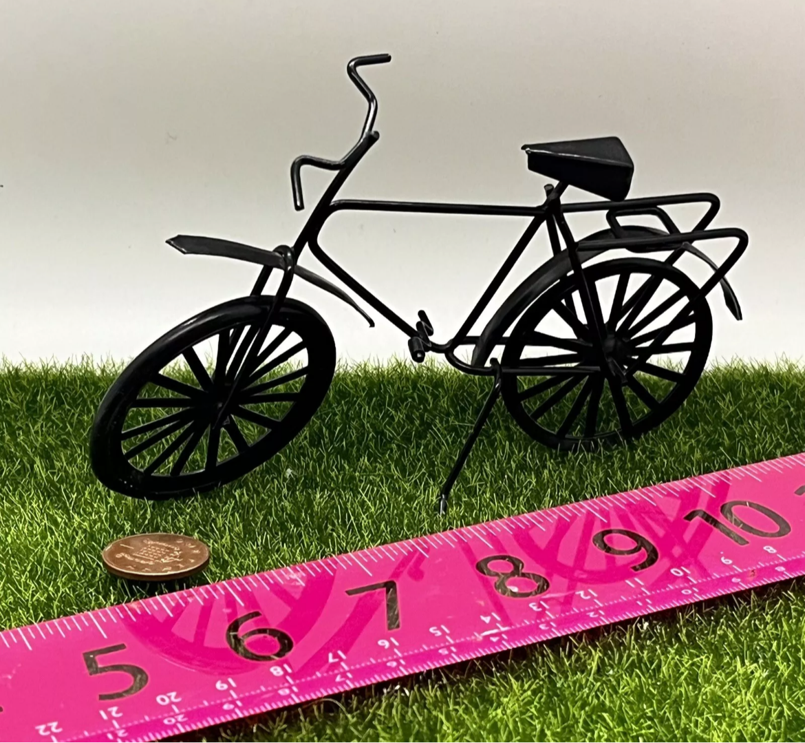 Dolls house metal bike