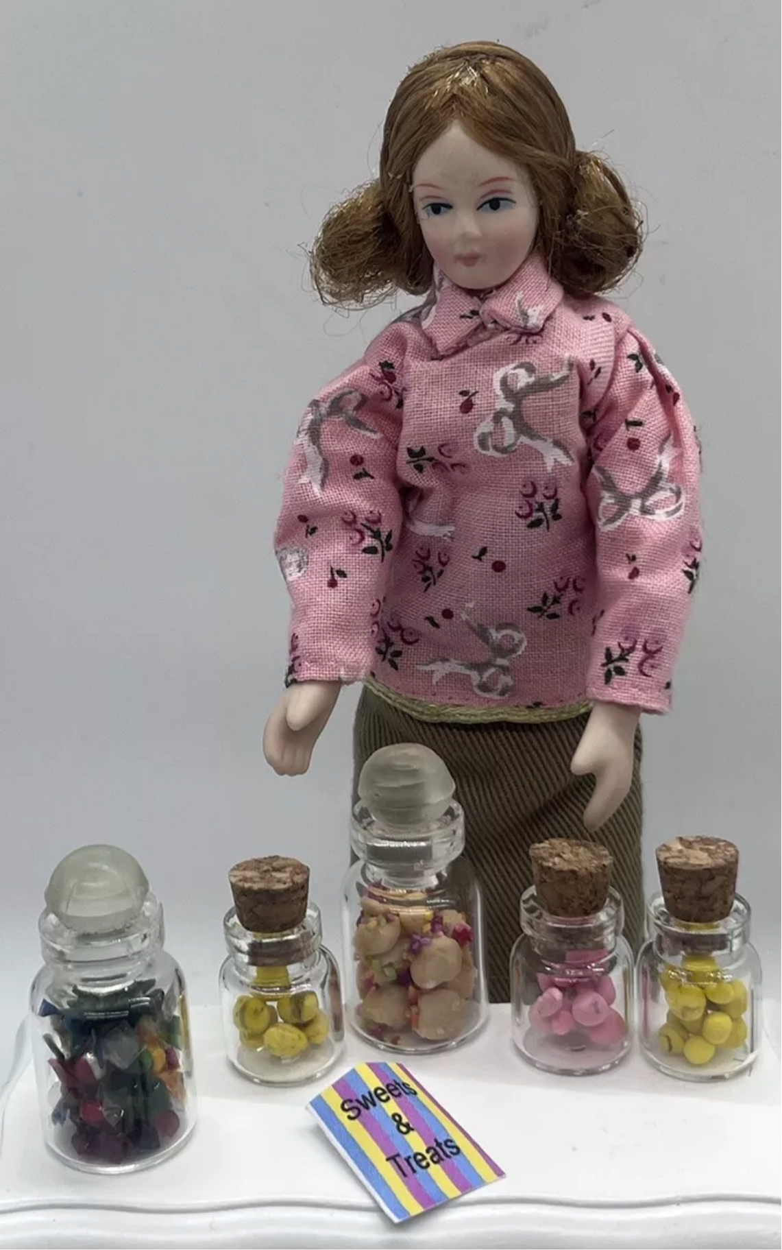 Dolls house sweet shop sweets set