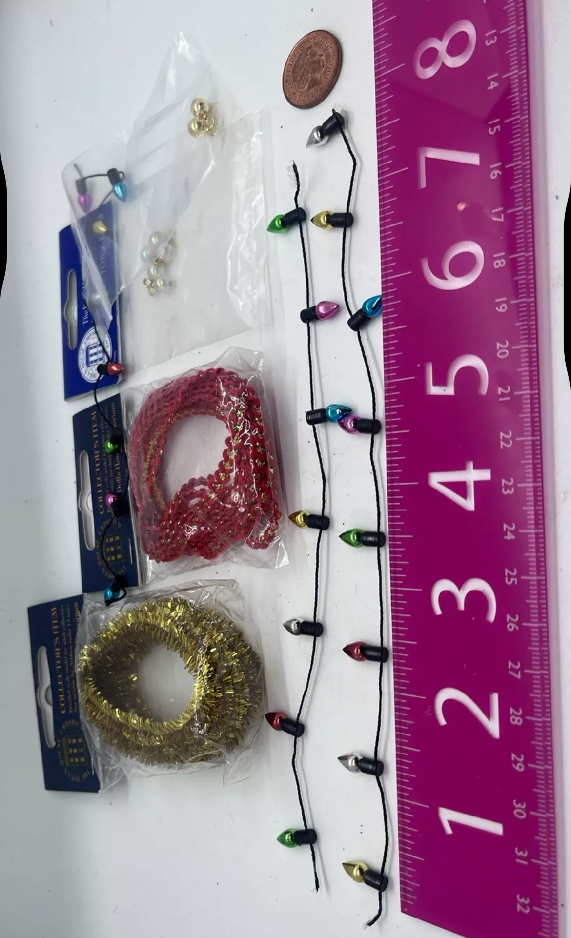 Dolls House Christmas tree decorations (new)