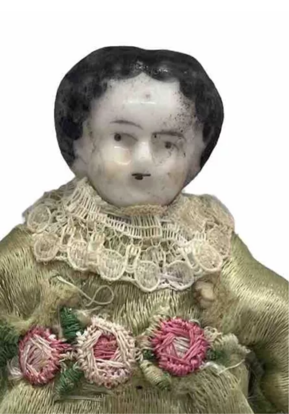 Dolls house antique doll 1/16th?? Scale