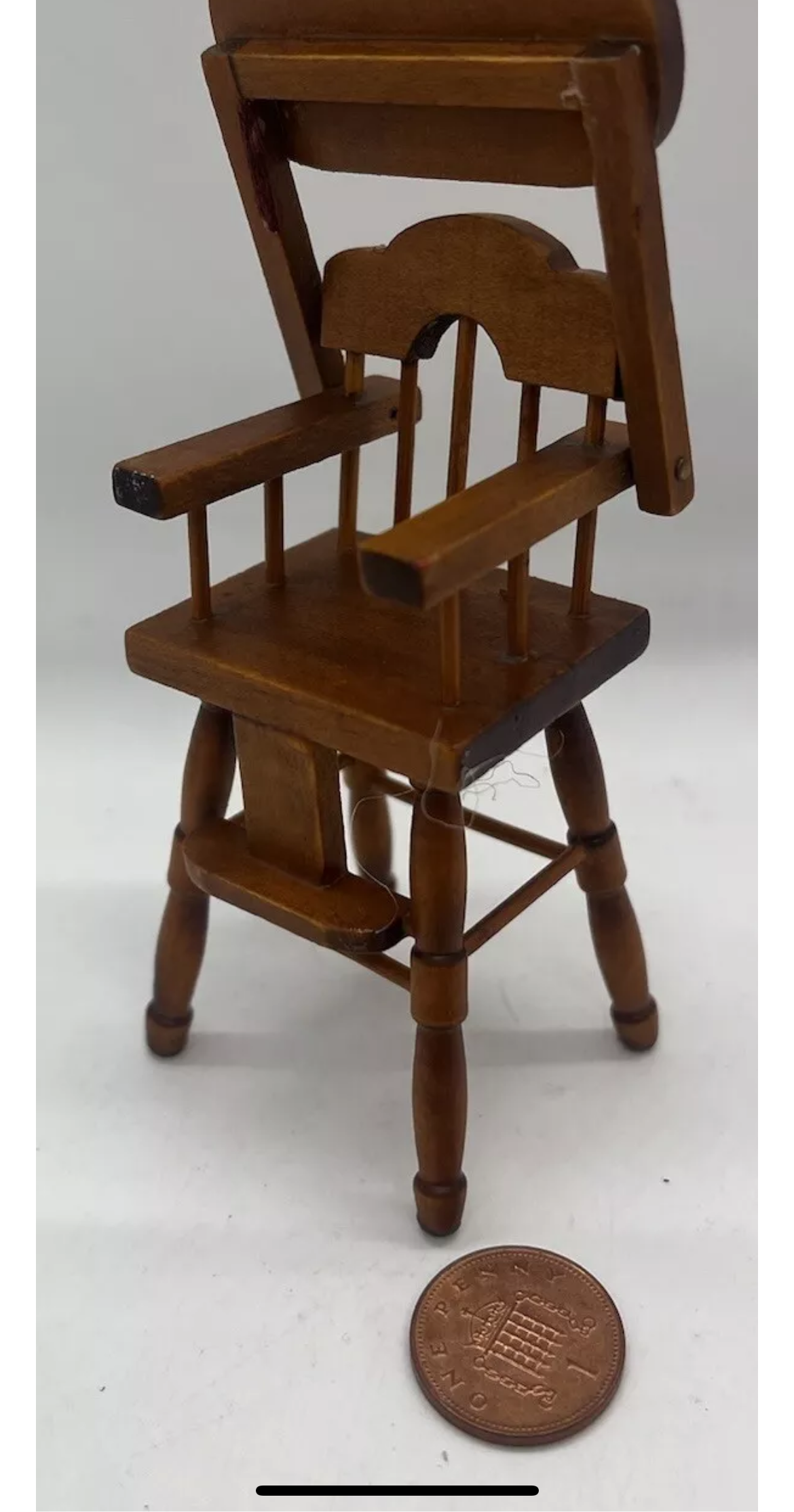 Dolls house highchair wooden