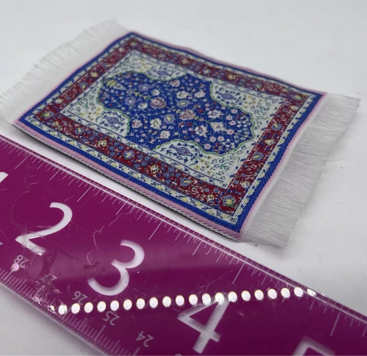 Dolls house rug 4 plus inch