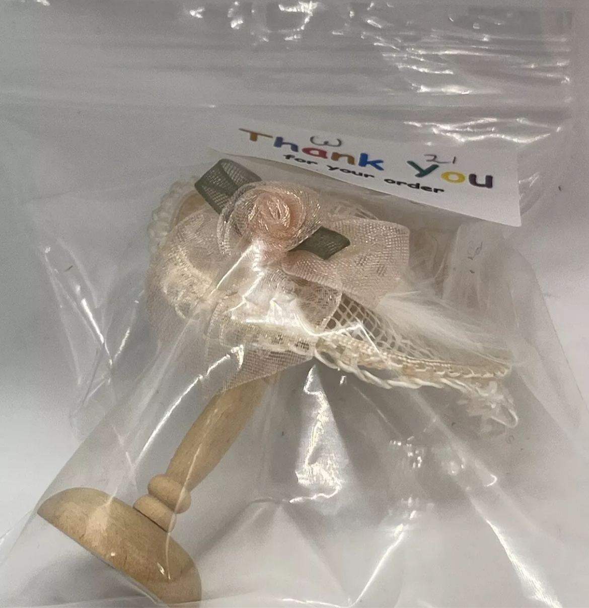 Dolls house hat and stand new