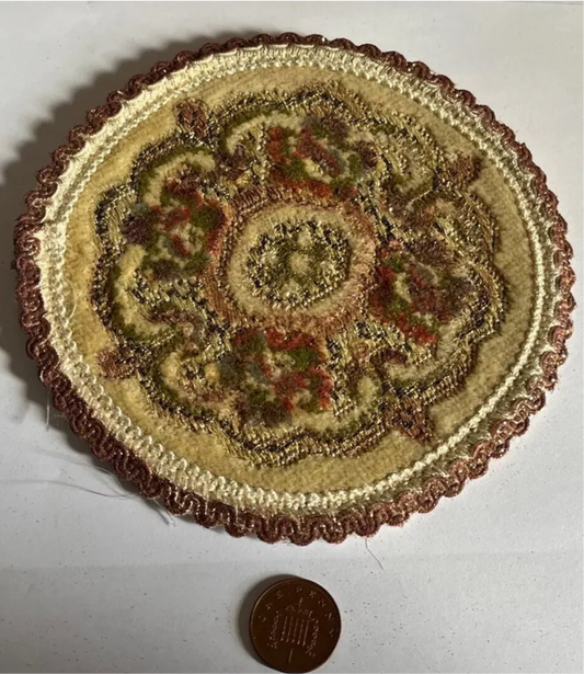 Dolls house plush rug 5 plus inches