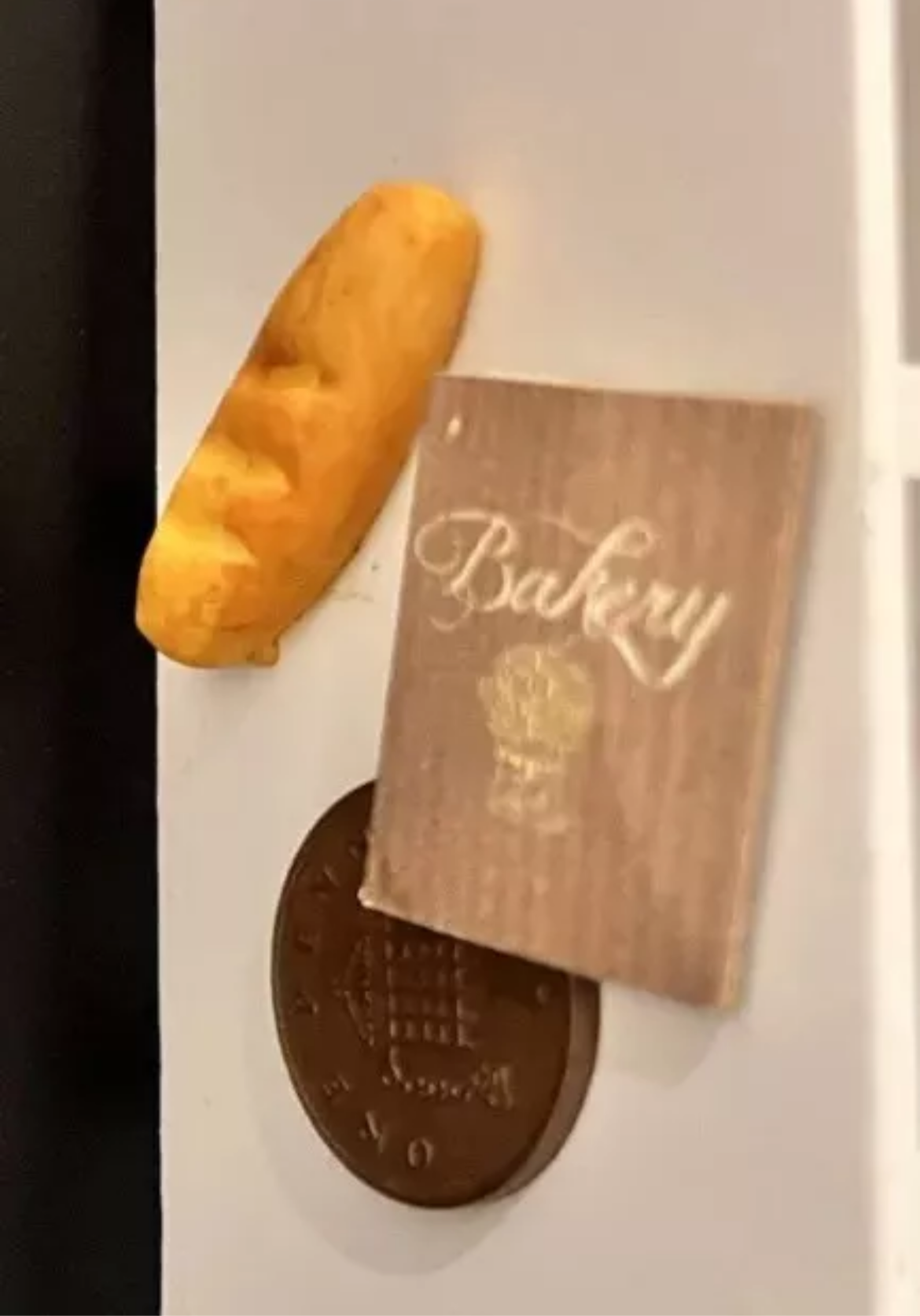 Dolls house bakery bread in bag