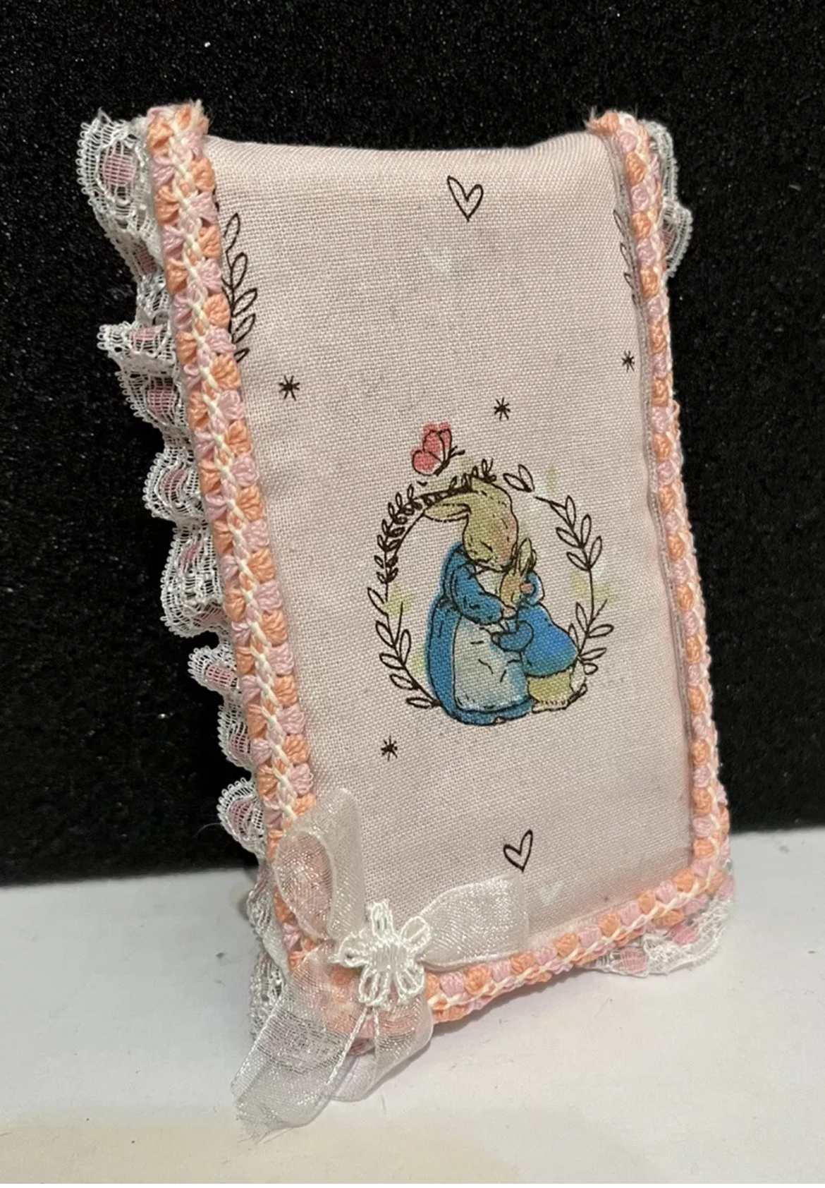 Dolls house Peter Rabbit quilted cot bedding