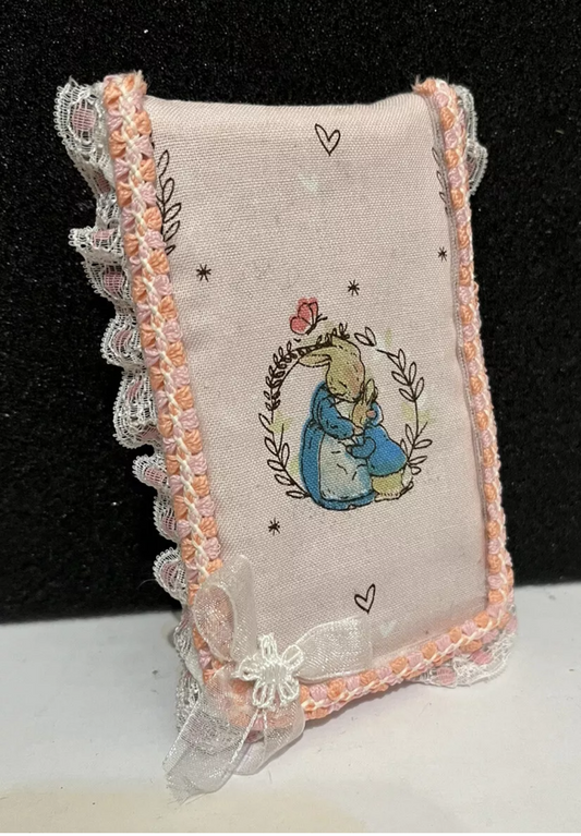 Dolls house Peter Rabbit quilted cot bedding