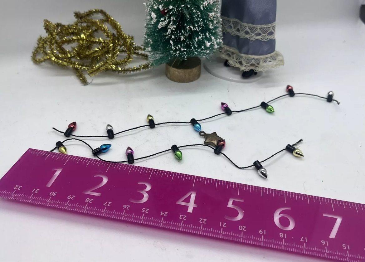 Dolls house Christmas tree & accessories ready to decorate 6 inch