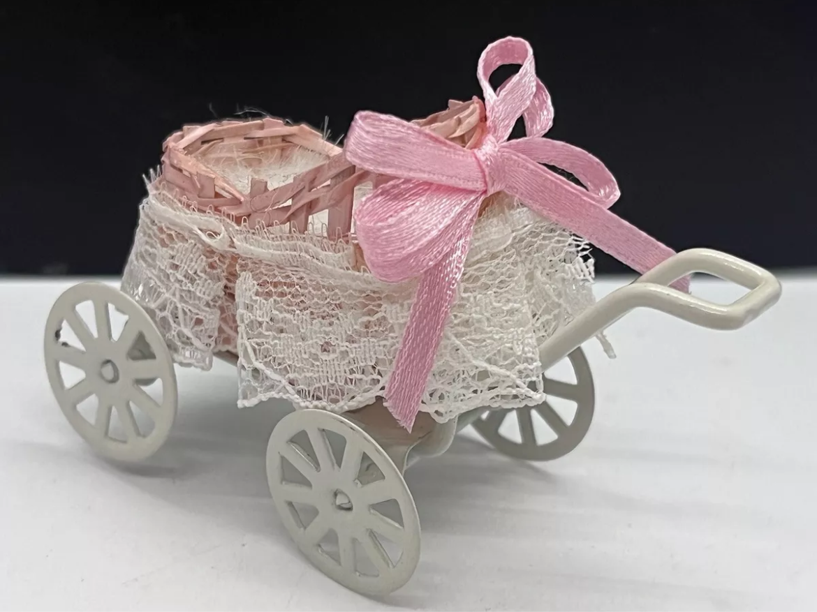 Dolls house nursery pram