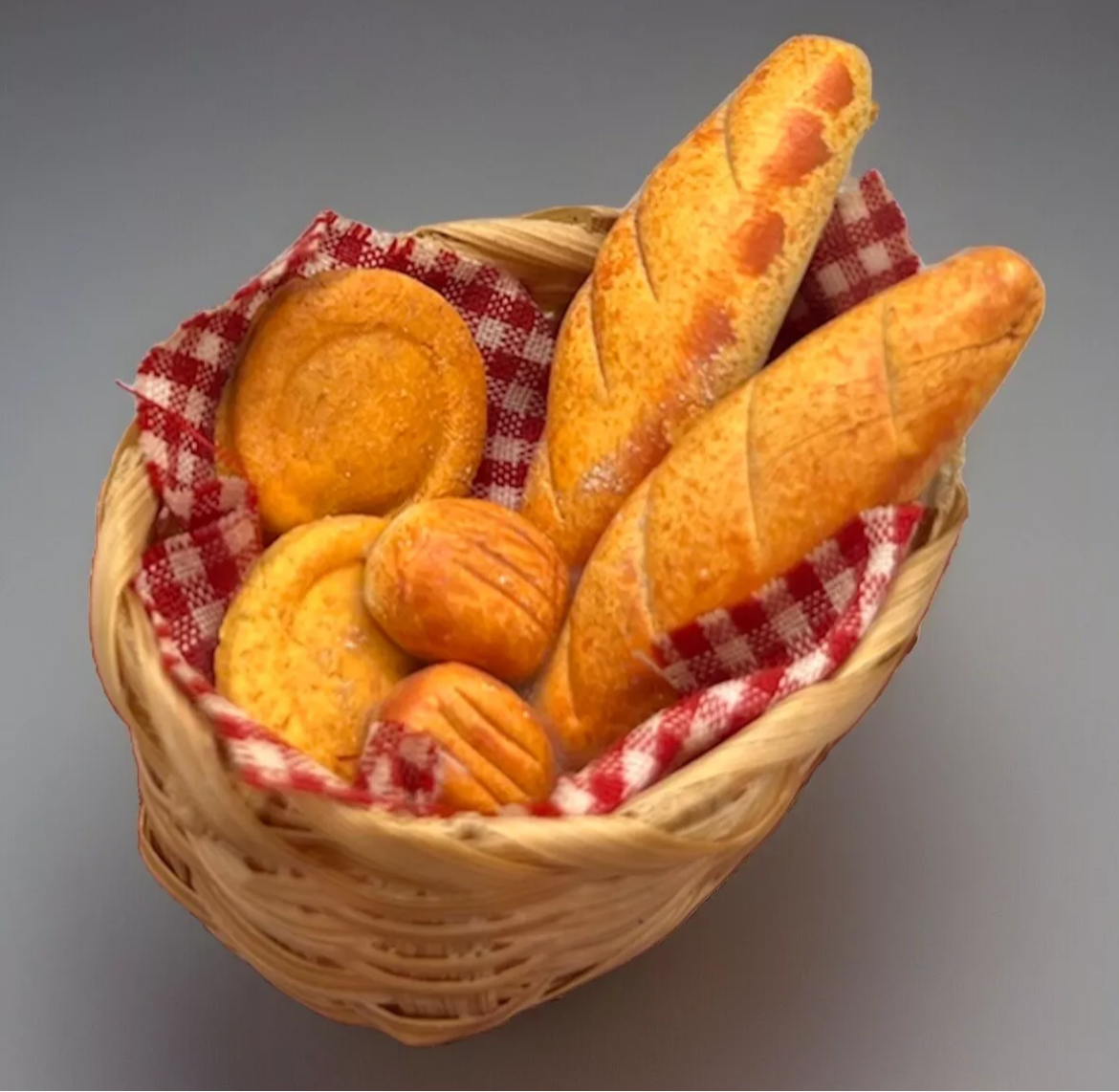 Dolls house bread bakery kitchen