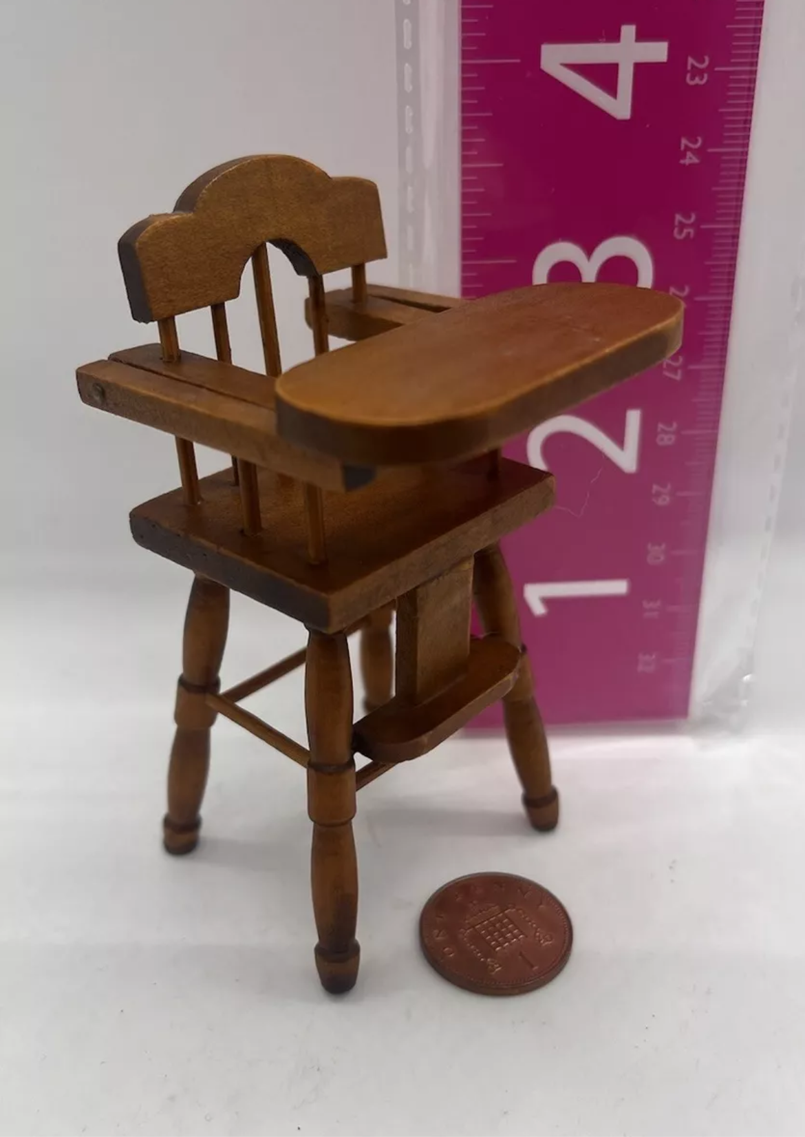 Dolls house highchair wooden