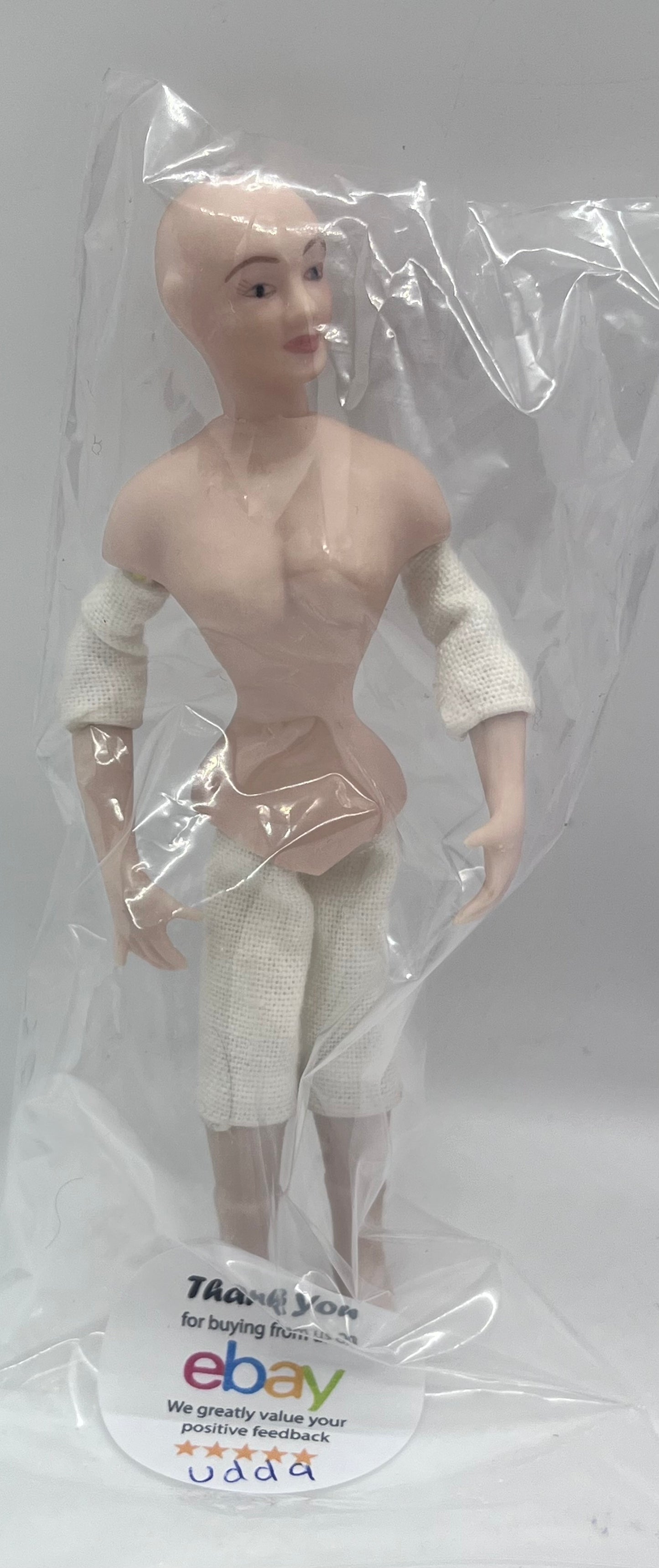 Dolls house doll undressed artisan