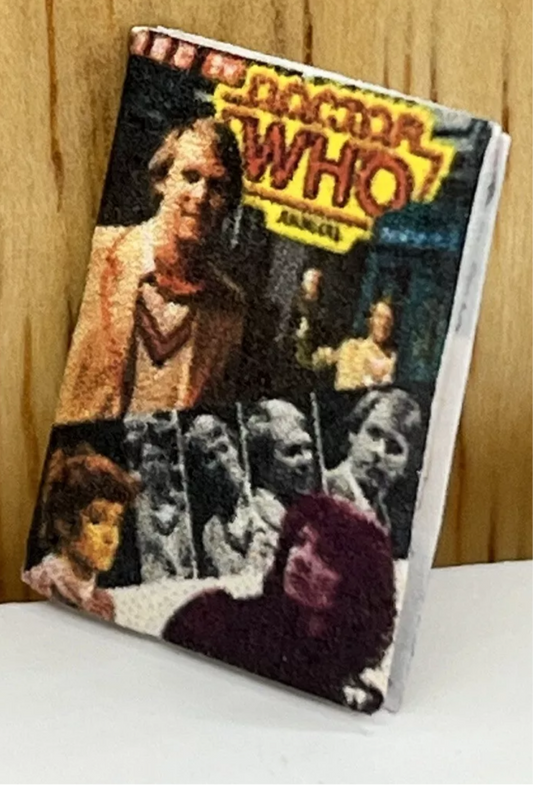 Dolls house Dr Who book (non opening) NEW
