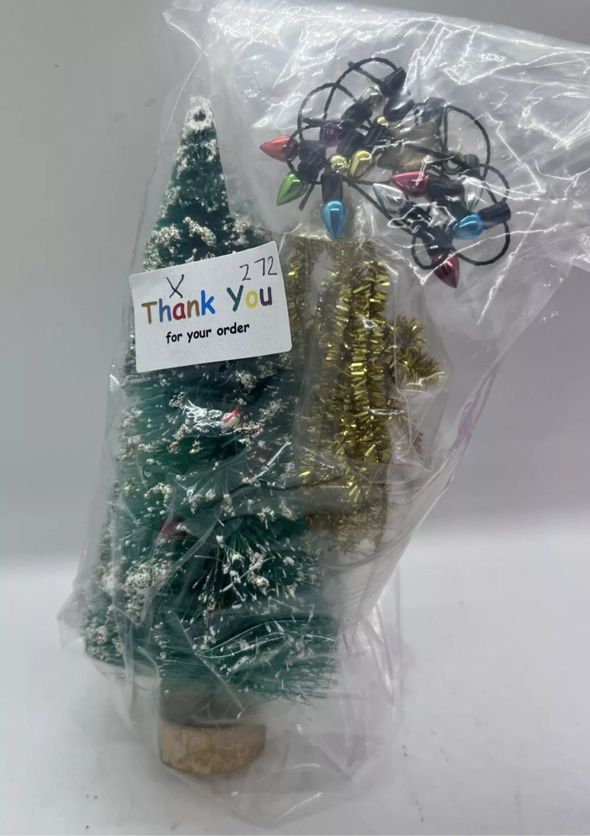 Dolls house Christmas tree & accessories ready to decorate 6 inch