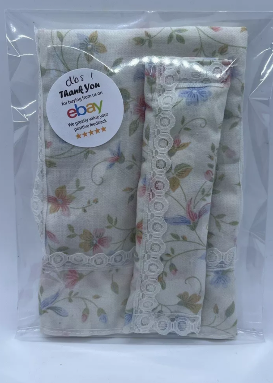 Dolls house bedding set handmade