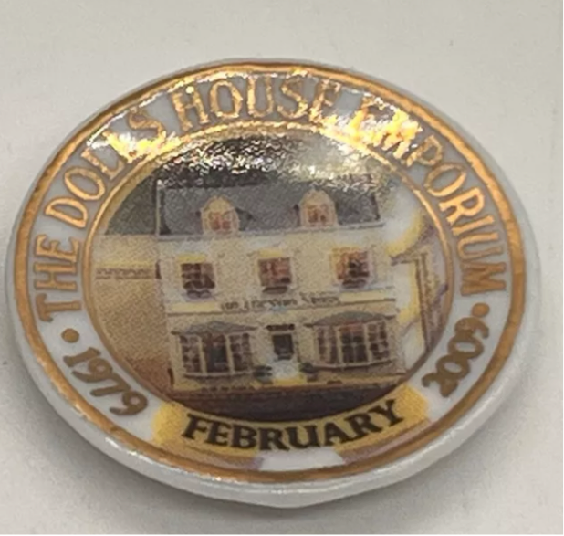 Dolls house emporium collectors plate February
