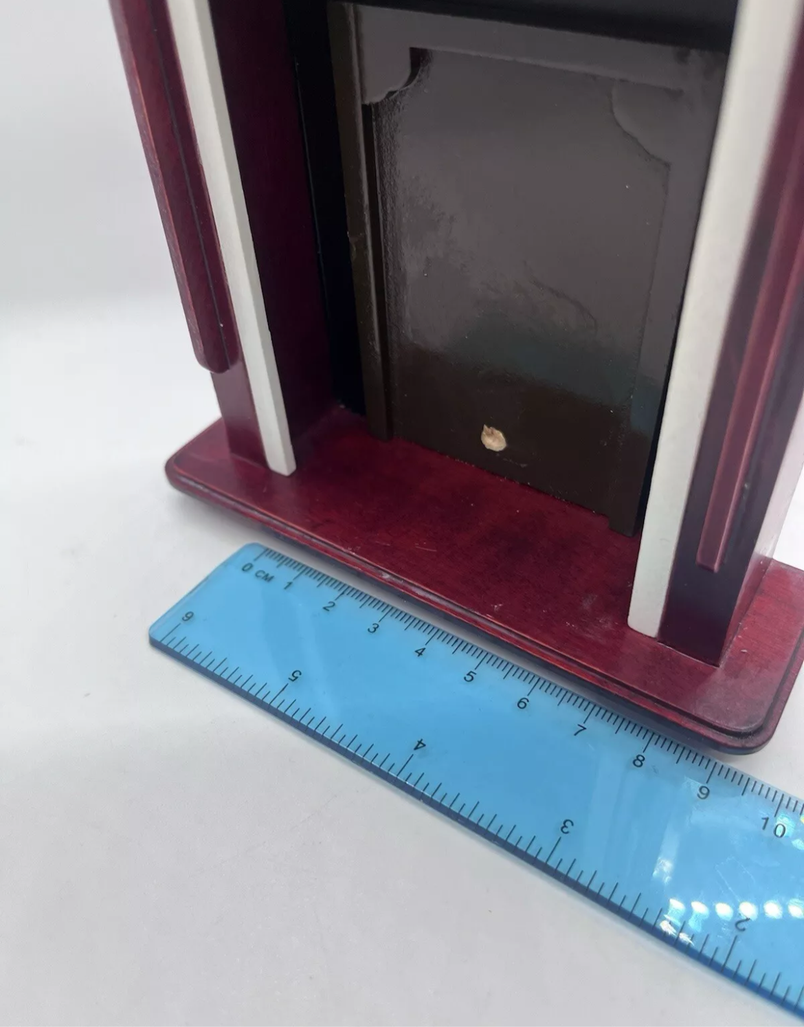 Dolls house wooden fire place tall