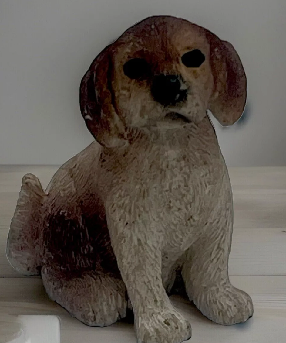 Dolls house dog resin